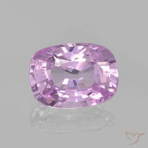 1.00ct Natürlicher helllila- Saphir, Kissen, VS