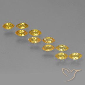 1.77 ct natürliche Golden Saphir-Edelsteine, Marquise, VS