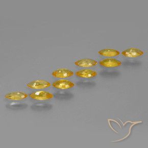 1.76 ct natürliche Golden Saphir-Edelsteine, Marquise, VS