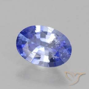 9,17 ctw natürlicher Pastellblau Saphir, Oval, VVS-VS