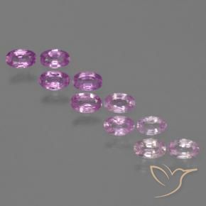 2.47 ct natürliche Intensives Pink-Lila Saphir-Edelsteine, Oval, VS