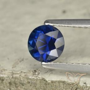 9,17 ctw natürlicher Dämmerungsblau Saphir, Runden, VVS-VS