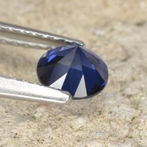 9,17 ctw natürlicher Dämmerungsblau Saphir, Runden, VVS