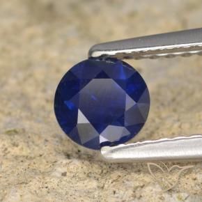9,17 ctw natürlicher Dämmerungsblau Saphir, Runden, VVS-VS