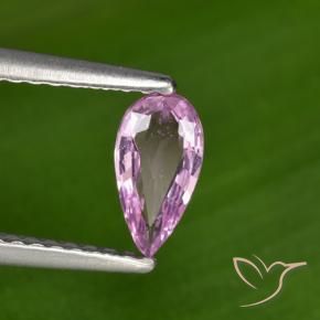 9,17 ctw natürlicher Mittel-Dunkelviolett Saphir, Birnenform, VS