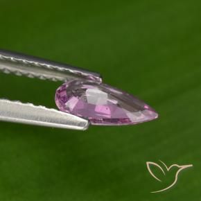 9,17 ctw natürlicher Mittel-Dunkelviolett Saphir, Birnenform, VS