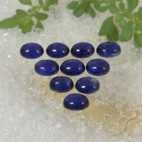 2.70 ct natürliche tiefblau Saphir-Edelsteine, Oval, Lichtdurchlässig