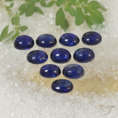 2.96ctw Natürlicher Dämmerungsblau Saphir, Oval, Lichtdurchlässig