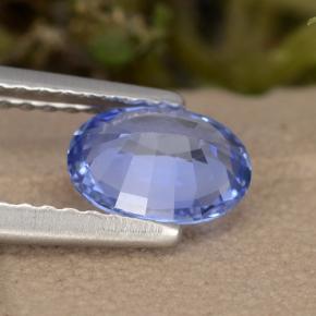 9,17 ctw natürlicher Pastellblau Saphir, Oval, VVS