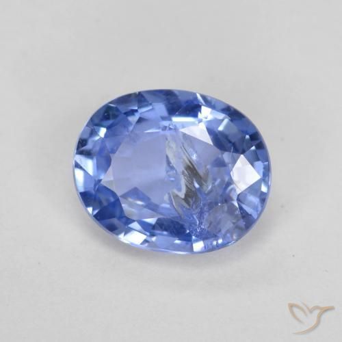 9,17 ctw natürlicher Pastellblau Saphir, Oval, SI