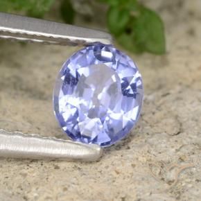 9,17 ctw natürlicher hellblau Saphir, Oval, VS-SI