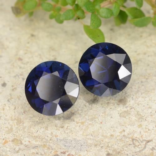 1.14 ct natürliche Königsblau Saphir-Edelsteine, Runden, VVS-VS