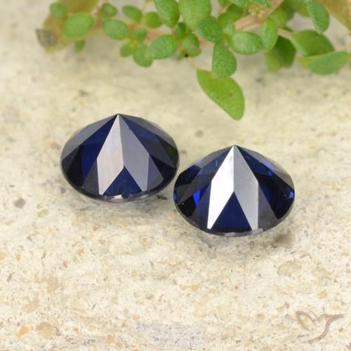 1.14 ct natürliche Königsblau Saphir-Edelsteine, Runden, VVS-VS