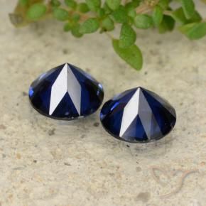 1.10 ct natürliche Königsblau Saphir-Edelsteine, Runden, VVS-VS