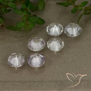 2.36 ct natürliche Weiß Saphir-Edelsteine, Runden, VS