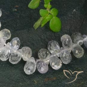 3.86 ct natürliche Bläulich-weiß Saphir-Edelsteine, Briolette, SI