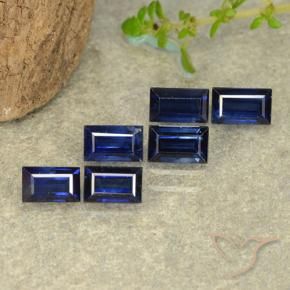 2.72 ct natürliche Navy blau Saphir-Edelsteine, Baguette, VS