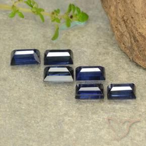 2.72 ct natürliche Navy blau Saphir-Edelsteine, Baguette, VS