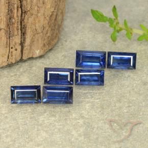 2.35 ct natürliche Dämmerungsblau Saphir-Edelsteine, Baguette, VS