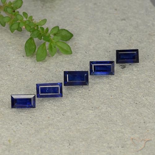 1.89 ct natürliche Dämmerungsblau Saphir-Edelsteine, Baguette, VS