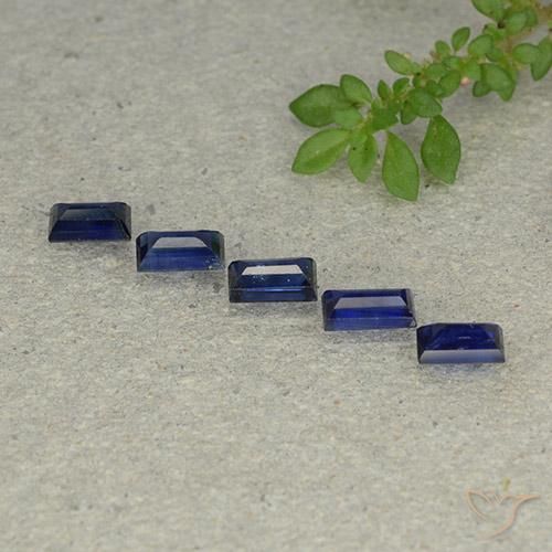 1.89 ct natürliche Dämmerungsblau Saphir-Edelsteine, Baguette, VS