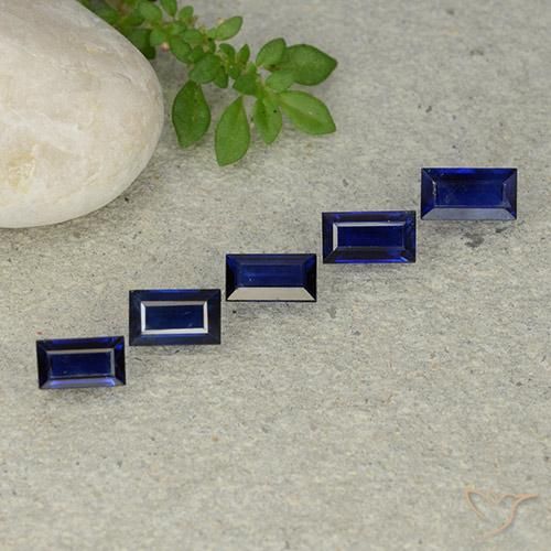 2.20 ct natürliche Dämmerungsblau Saphir-Edelsteine, Baguette, VS
