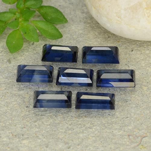 2.49 ct natürliche Dämmerungsblau Saphir-Edelsteine, Baguette, VS