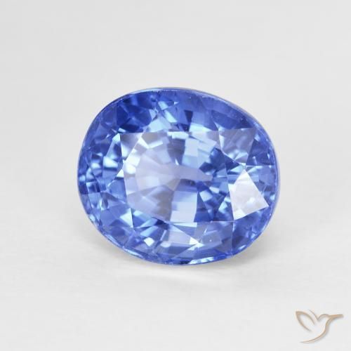 9,17 ctw natürlicher Mittleres Marineblau Saphir, Oval, VVS-VS