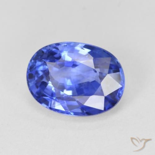 9,17 ctw natürlicher Helles Kornblumenblau Saphir, Oval, VS