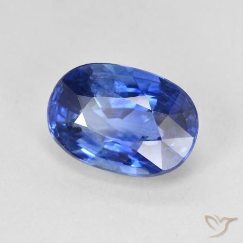 9,17 ctw natürlicher Kornblumenblau Saphir, Oval, VS