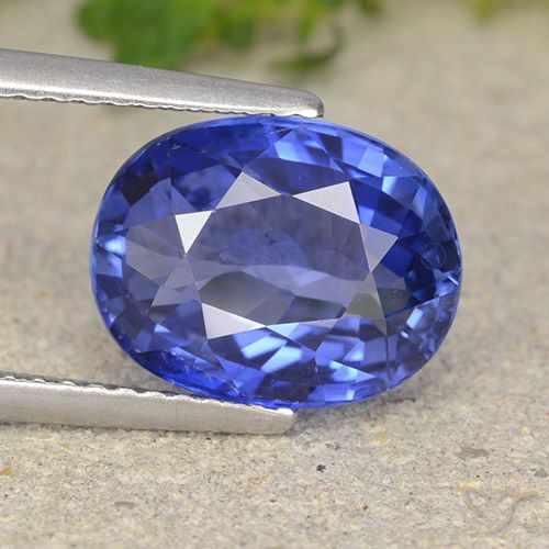 4.96ct Natürlicher Kornblumenblau Saphir, Oval, VS