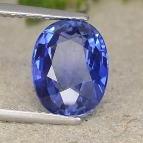 9,17 ctw natürlicher Kornblumenblau Saphir, Oval, VS