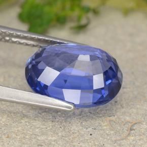 9,17 ctw natürlicher Kornblumenblau Saphir, Oval, VS