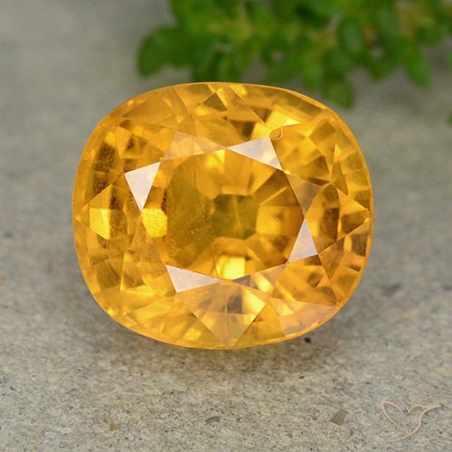 8.35ct Natürlicher Dunkelgolden Saphir, Oval, VS-SI