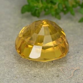 9,17 ctw natürlicher Dunkelgolden Saphir, Oval, VS-SI