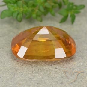 9,17 ctw natürlicher Tiefes Orange-Gold Saphir, Kissen, VS-SI