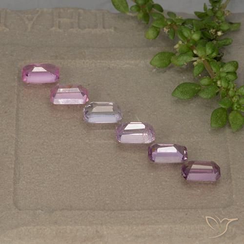 2.13 ct natürliche Mehrfarbig Saphir-Edelsteine, Oktagonschliff, VS