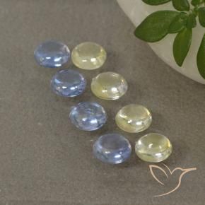 1.95 ct natürliche Mehrfarbig Saphir-Edelsteine, Runden, Transparent