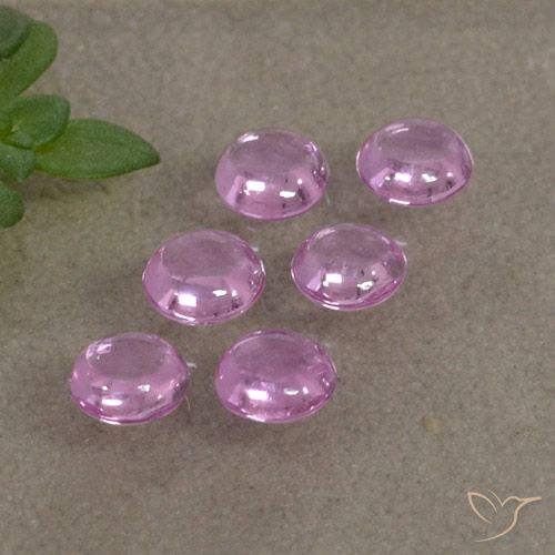 1.16ctw Natürlicher Purpur Rosa Saphir, Runden, Transparent