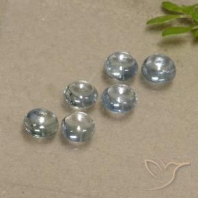 1.73 ct natürliche hellblau Saphir-Edelsteine, Runden, Transparent