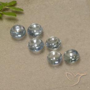 1.73 ct natürliche hellblau Saphir-Edelsteine, Runden, Transparent