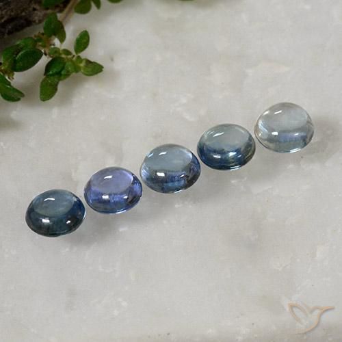 2.69ctw Natürlicher Blau Saphir, Runden, Transparent