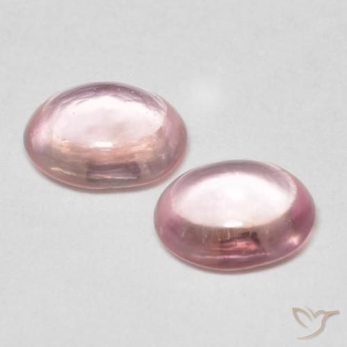 0.82 ct natürliche Hellrosa Kaugummi Saphir-Edelsteine, Oval, Transparent