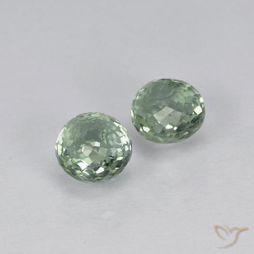 1.22 ct natürliche Graugrün Saphir-Edelsteine, Runden, VVS-VS