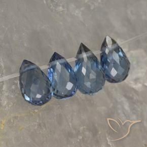 1.50 ct natürliche Navy blau Saphir-Edelsteine, Briolette, VS