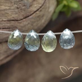 2.63 ct natürliche Mehrfarbig Saphir-Edelsteine, Briolette, VS