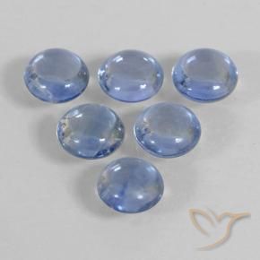 1.44 ct natürliche Baby blau Saphir-Edelsteine, Runden, Transparent