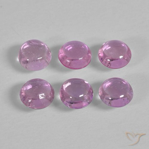 1.69ctw Natürlicher Helles Royal Lila Pink Saphir, Runden, Transparent