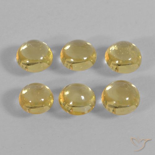 1.23ctw Natürlicher Dunkel gelb Saphir, Runden, Transparent