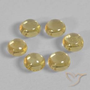 1.23 ct natürliche Dunkel gelb Saphir-Edelsteine, Runden, Transparent